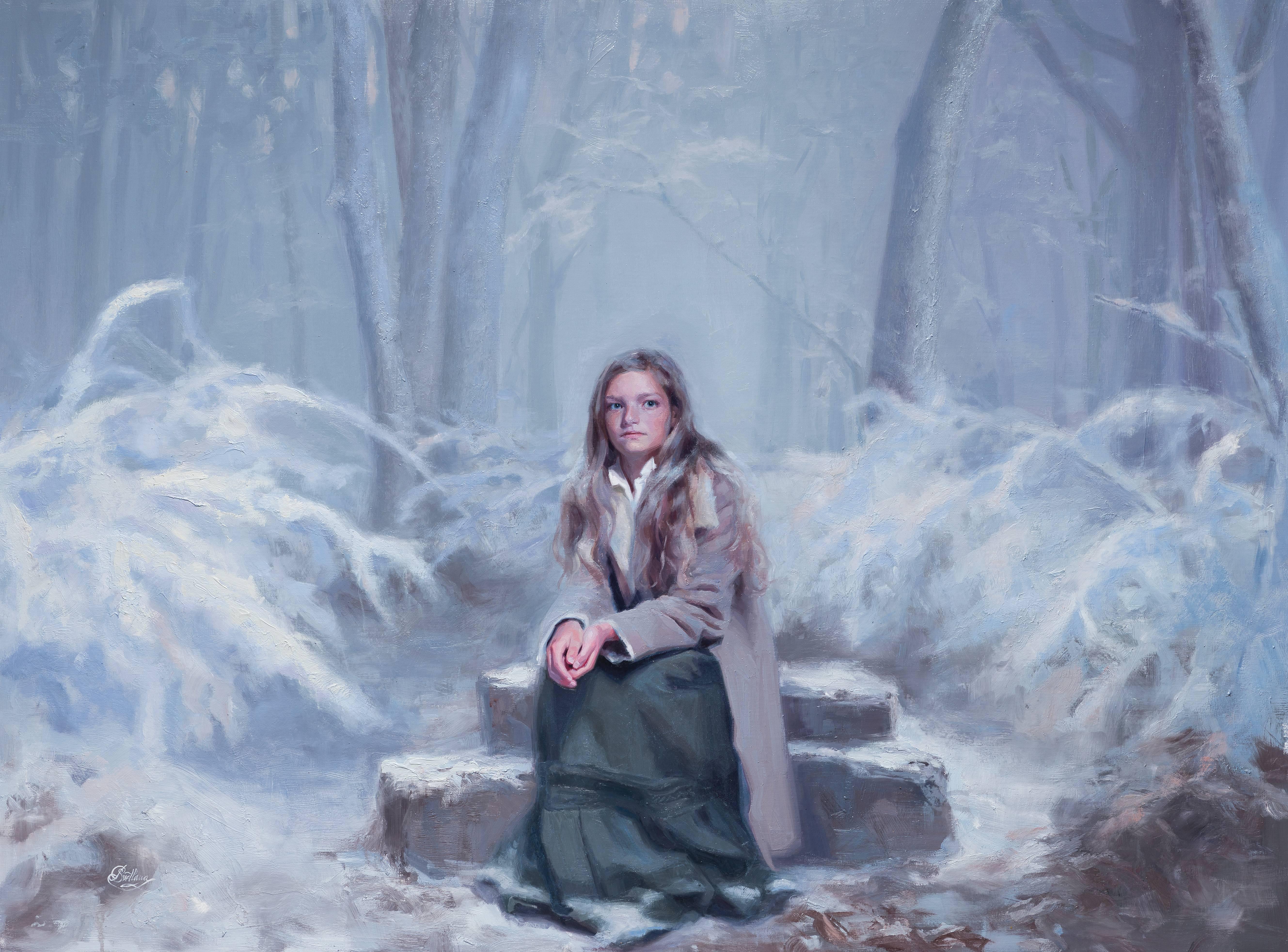 Svetlana Tartakovska Figurative Painting - In the forest