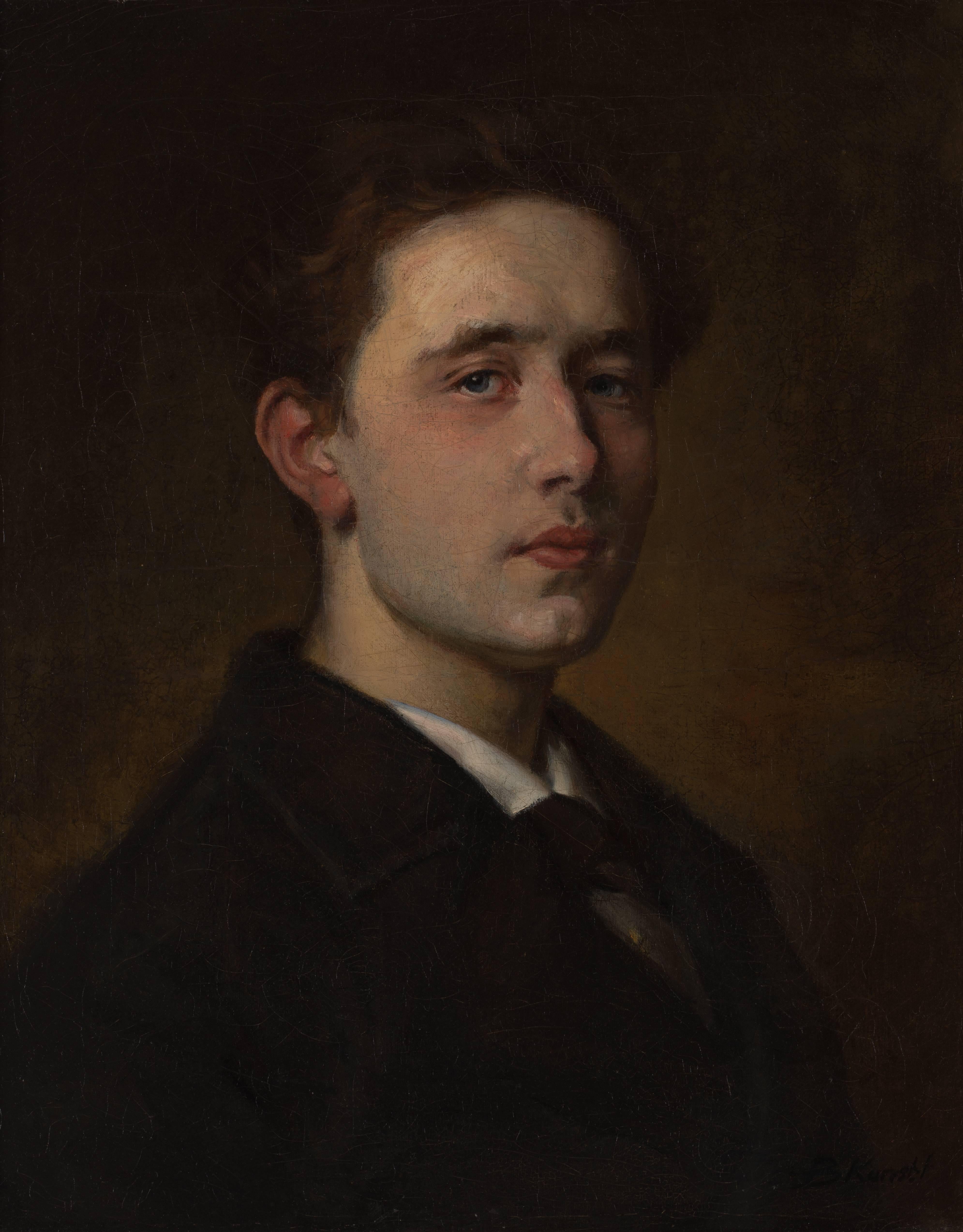 Berend Kunst Portrait Painting - Portrait of a young man