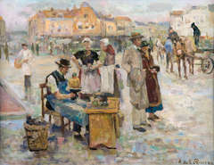 Cobbler at the market