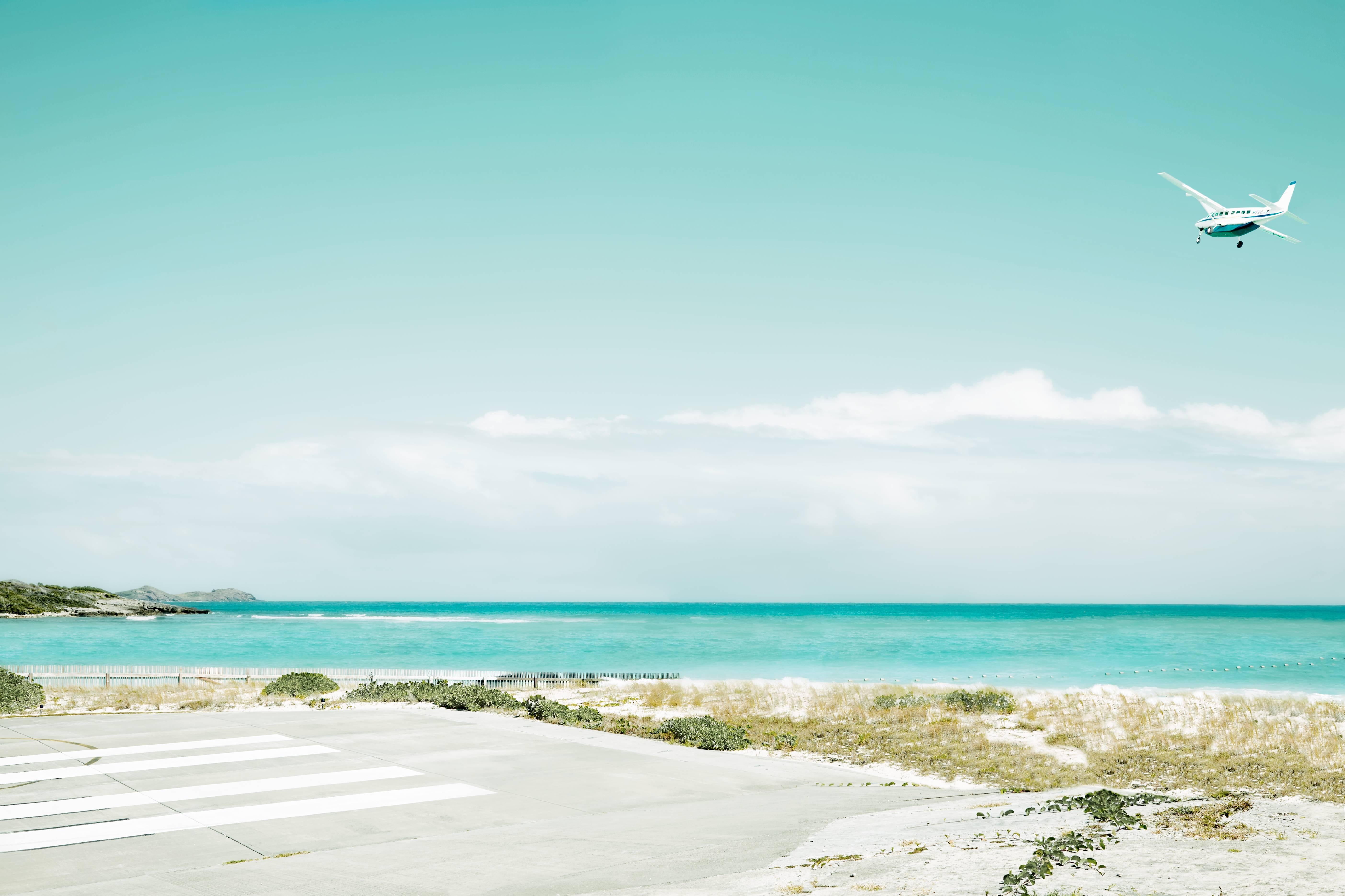 Stephane Dessaint Landscape Photograph – Landing Beach, St. Barth