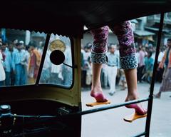 Used Pink Feed on Rickshaw