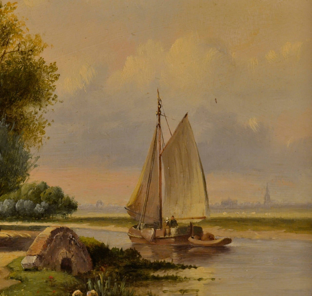 After studying at the Academy of Fine Arts, Arends steadily developed his very special gift for detailed painting.

He became fascinated with the Dutch Masters of the 19th Century. 

Far horizons, magnificent skylines, the sunset on transparent