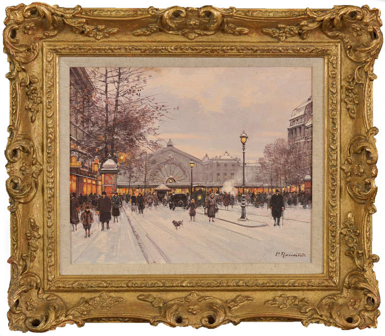 Paul Renard Landscape Painting - 
Winter in Paris
