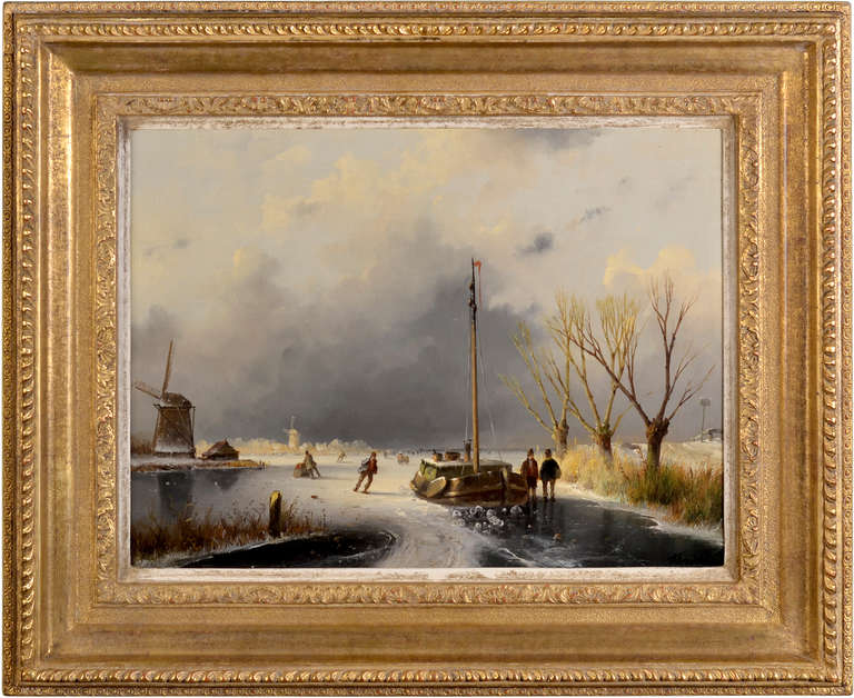 Frederick Arends Landscape Painting - 'Going Home'