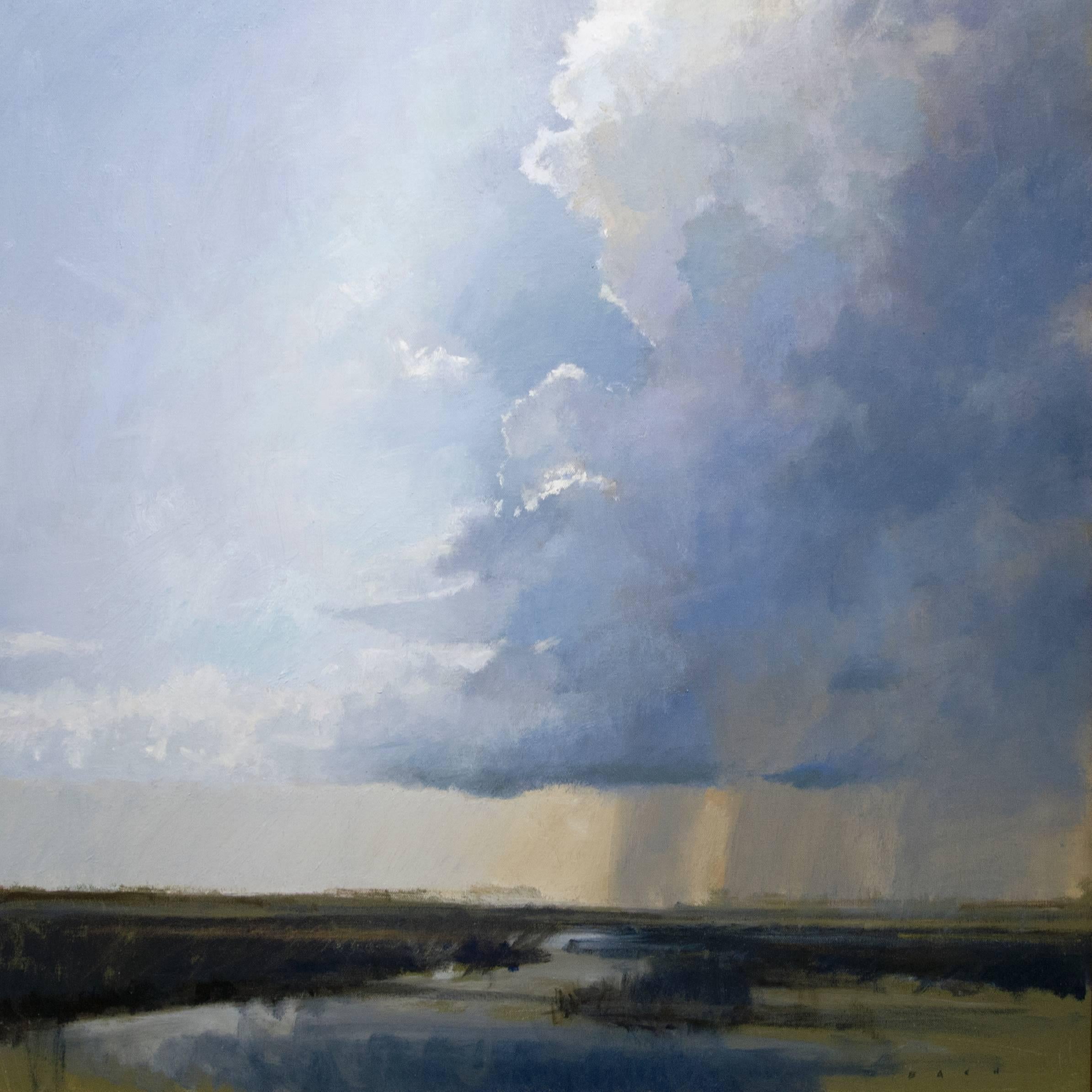 Stephen Bach Landscape Painting - Storm Line