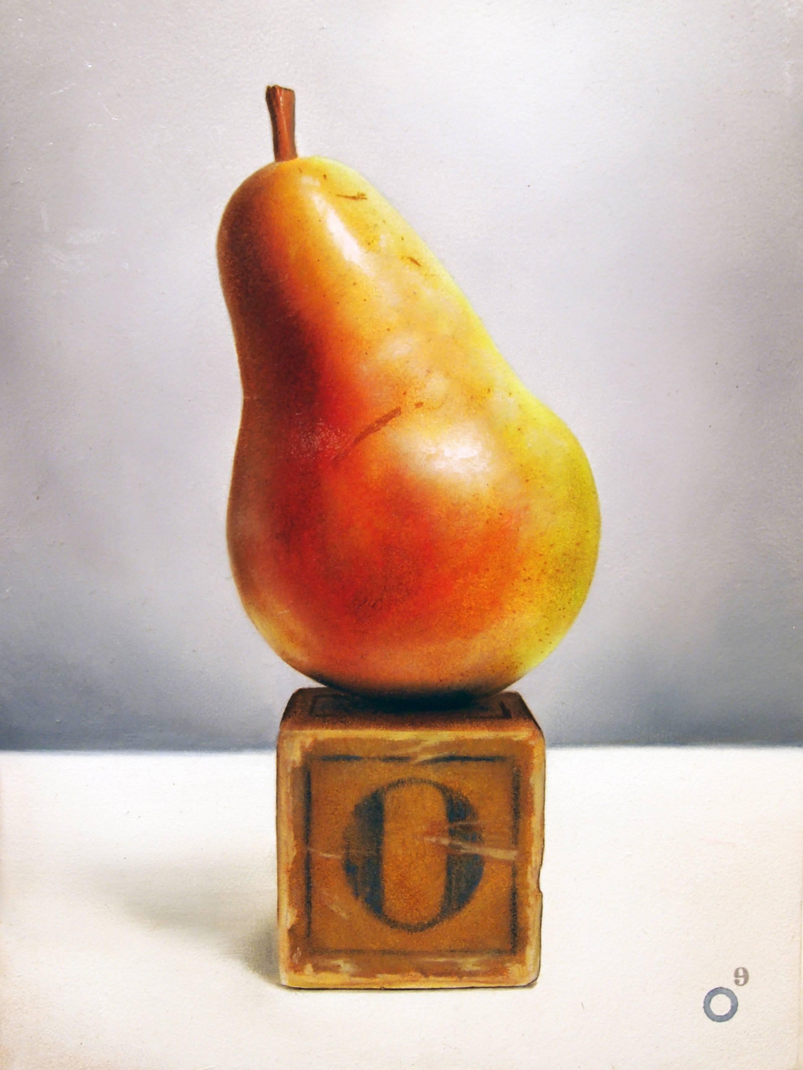 Otto Lange b.1970 Still-Life Painting - O Pear