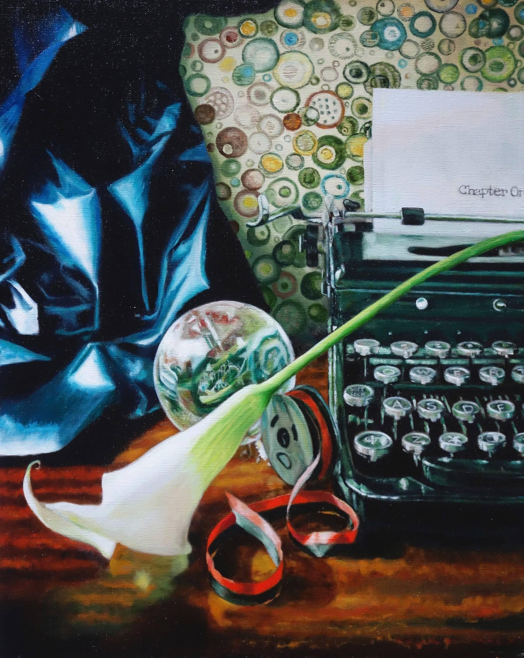 Virginia Parker Still-Life Painting - Qwerty