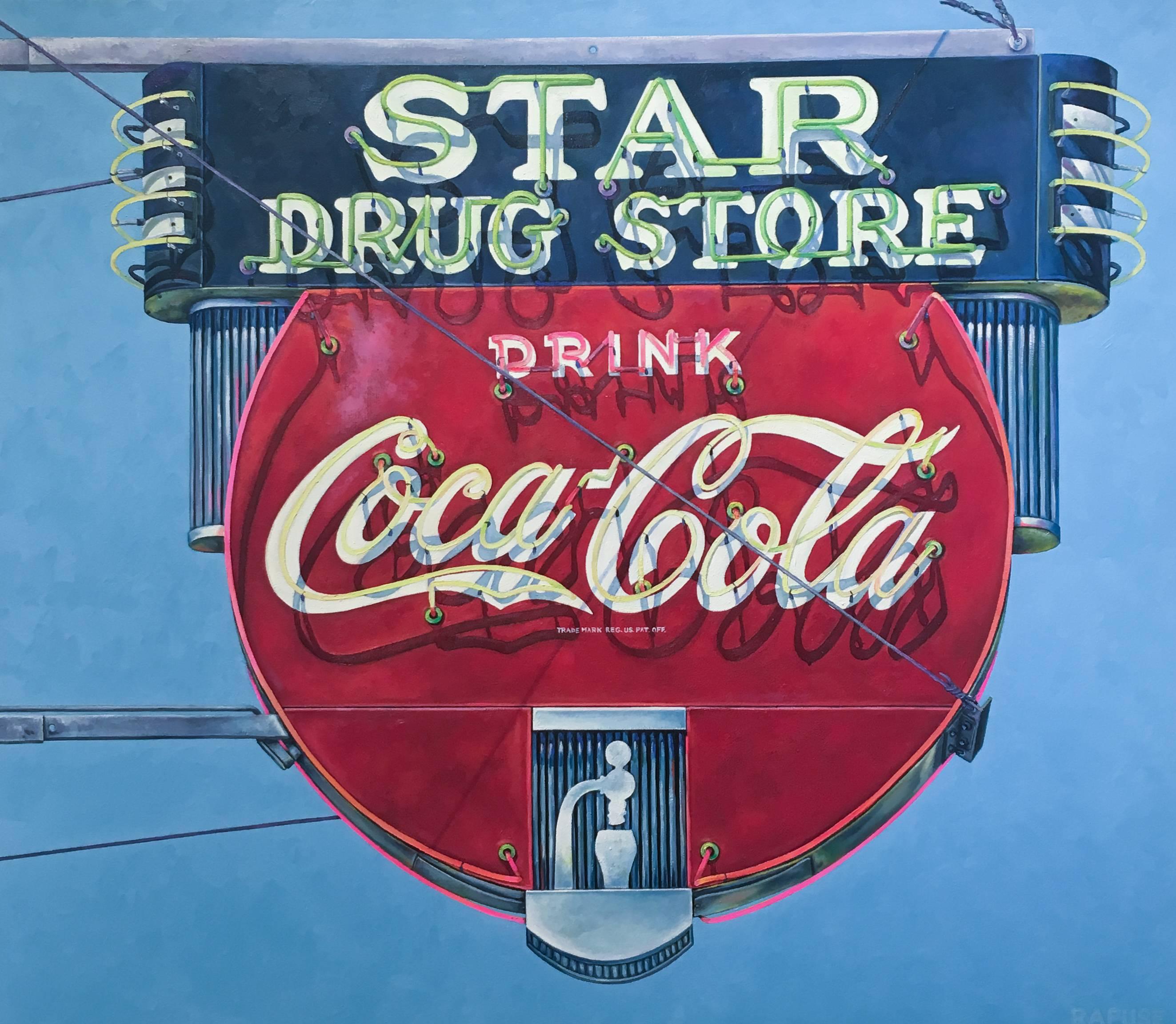 Will Rafuse Landscape Painting - Star Drug Store