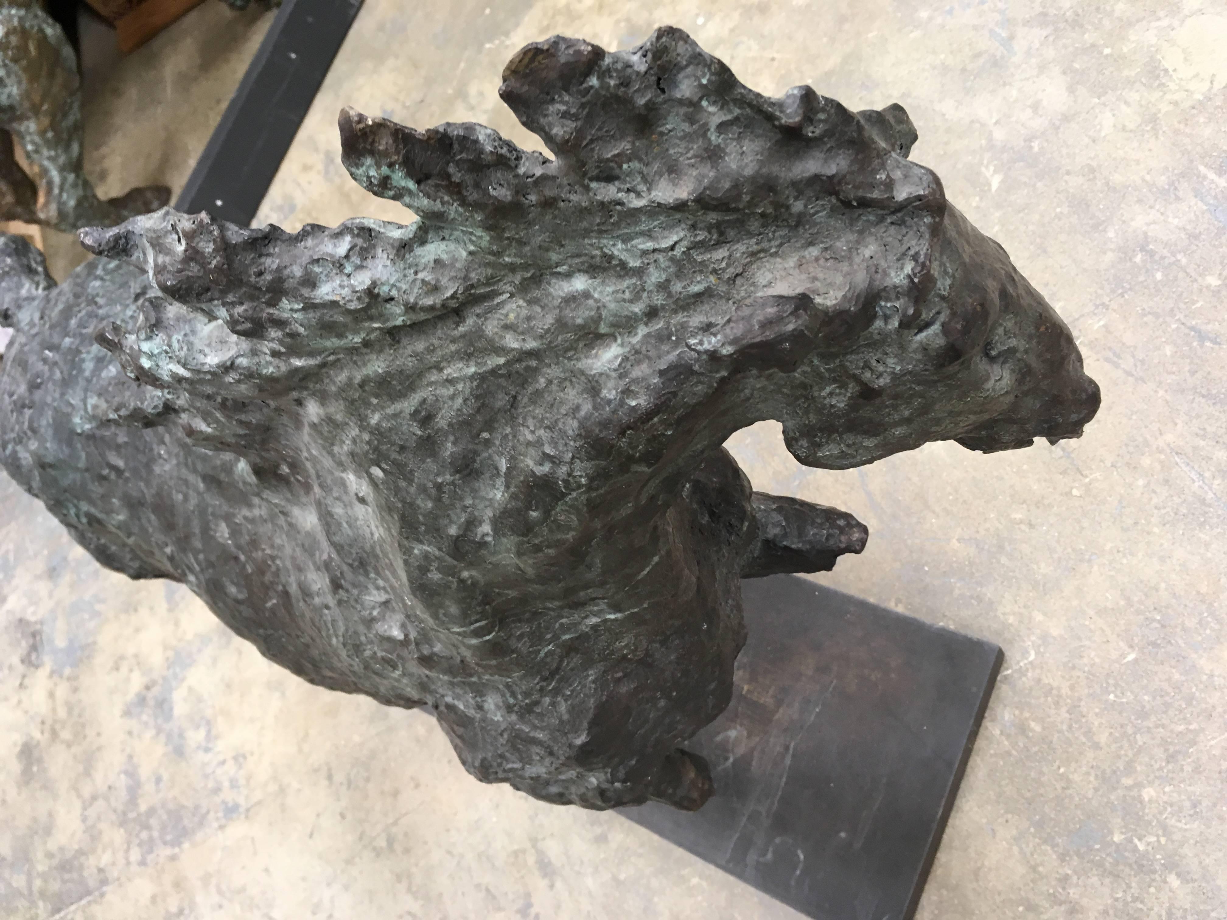 Galloping Horse - Contemporary Sculpture by Lina Binkele