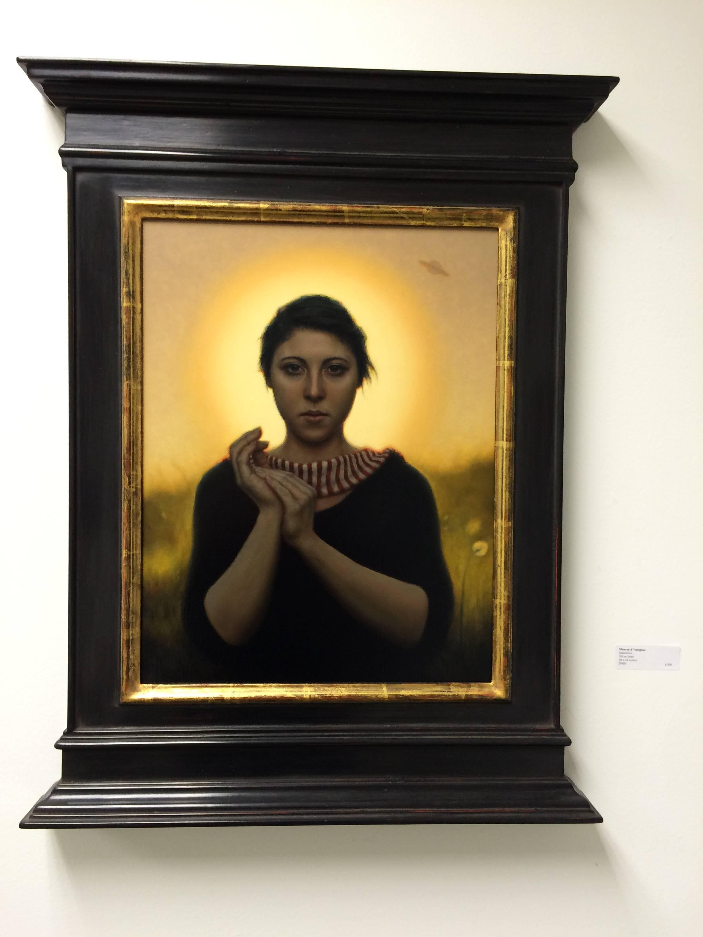 Salutation - Realist Painting by Munroe D'Antignac