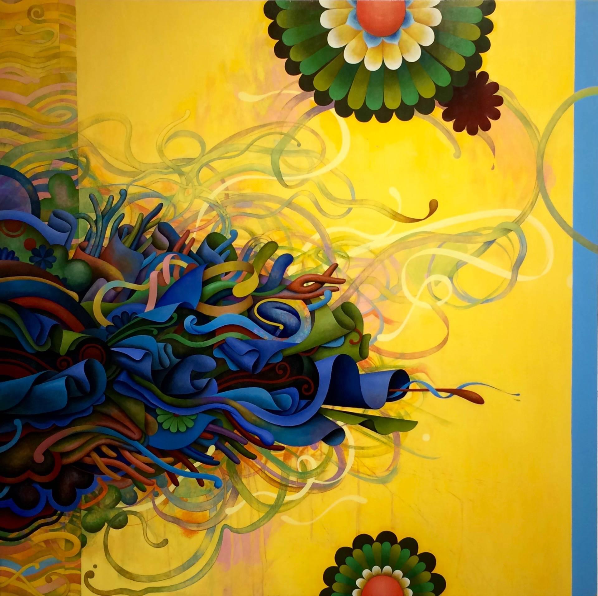 Daniel Nevins Abstract Painting - Number 2