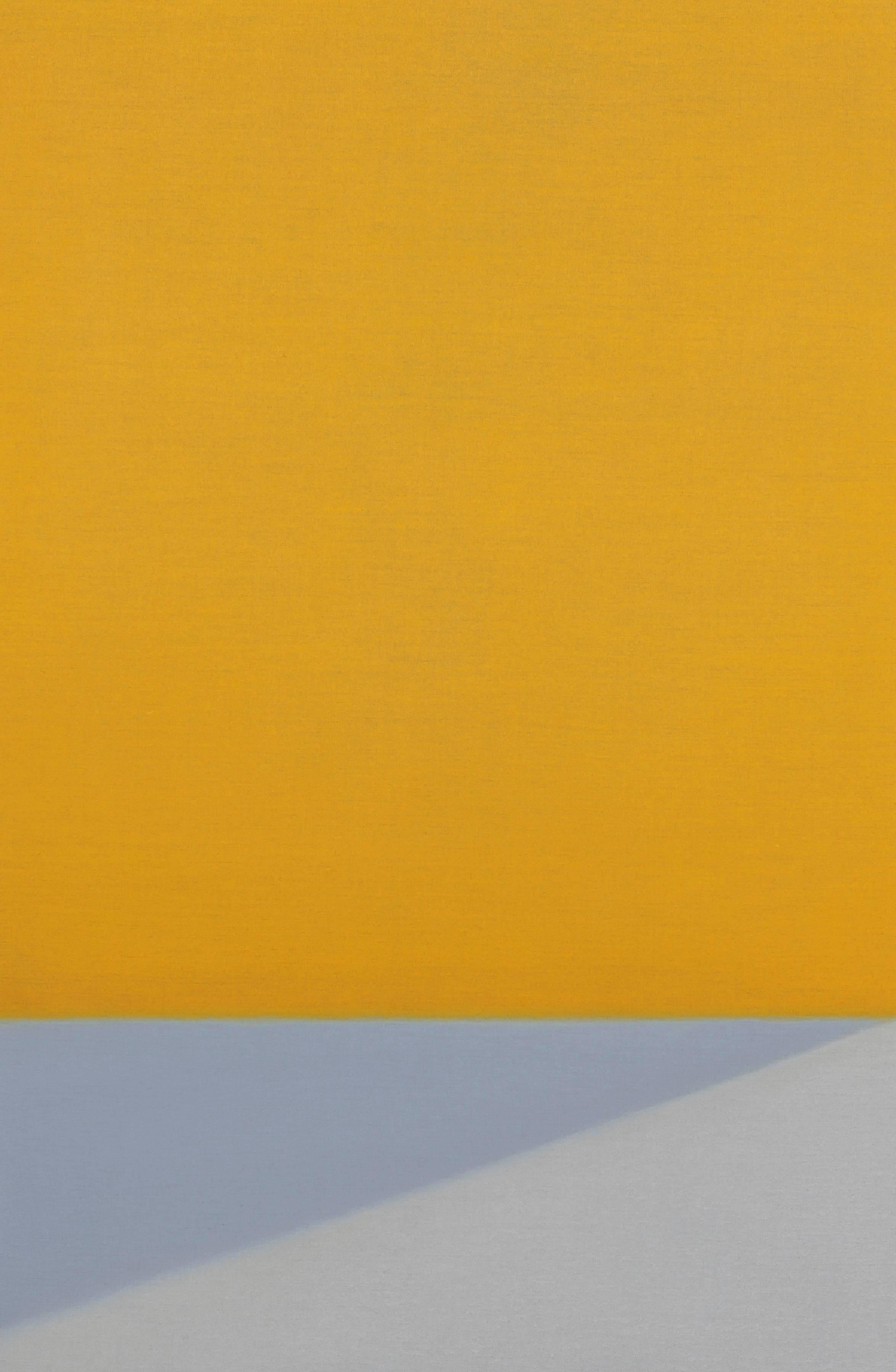 Susan Vecsey Abstract Painting - Untitled (Yellow/Orange)