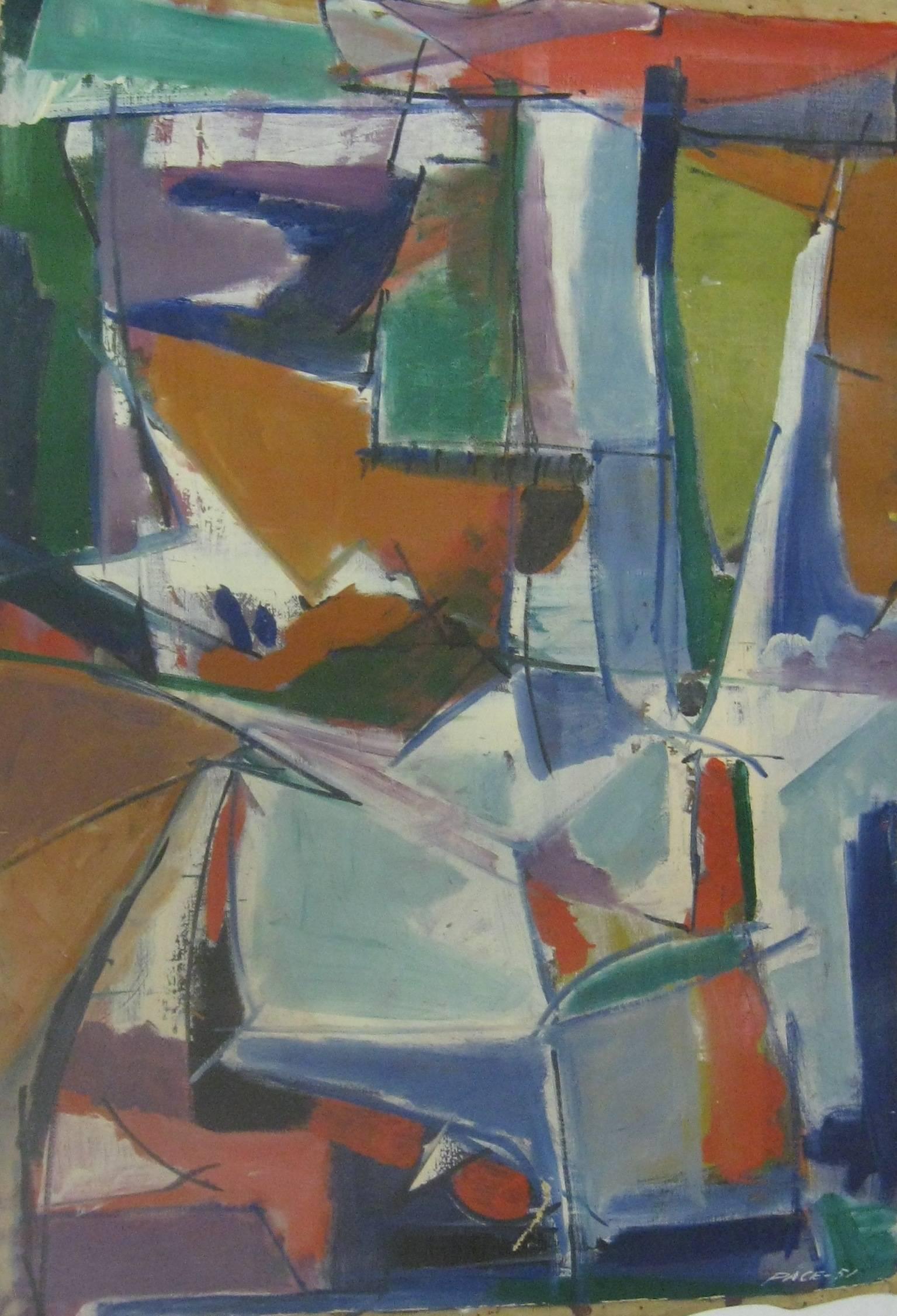 Stephen Pace Abstract Painting - Untitled (51-43)