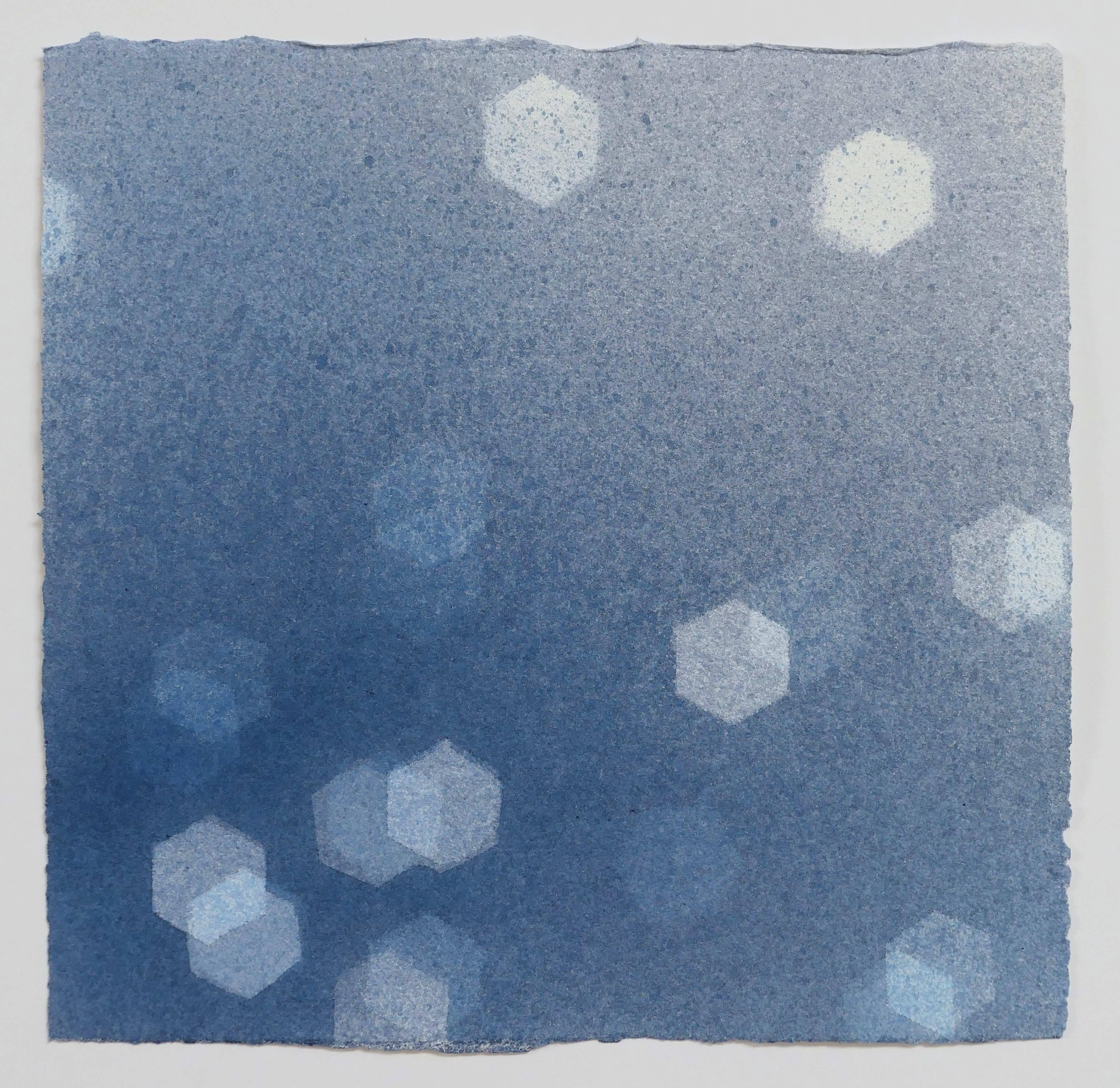 Mike Solomon Abstract Drawing - Study for Bokeh #2