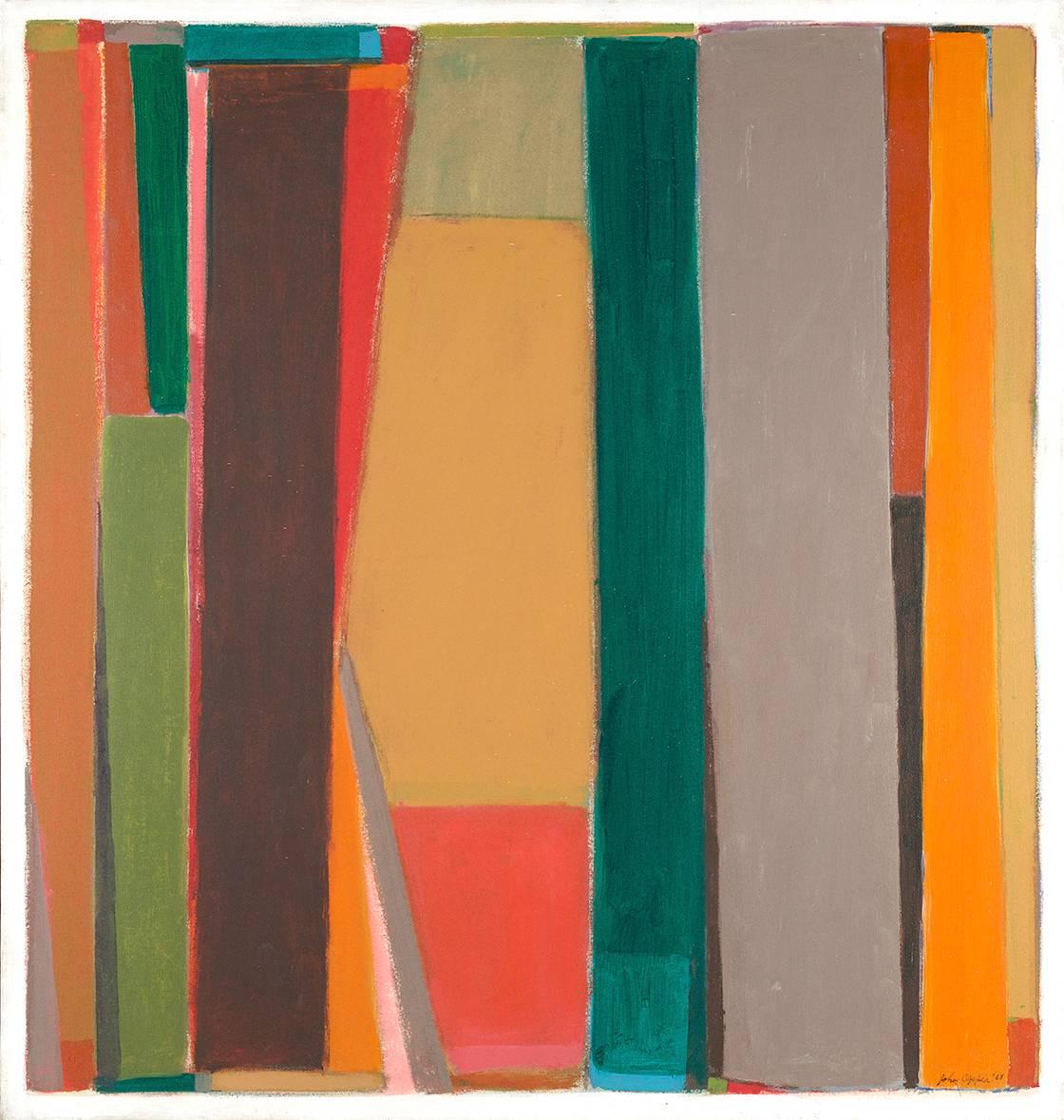 John Opper Abstract Painting - Broken Plains (#6)