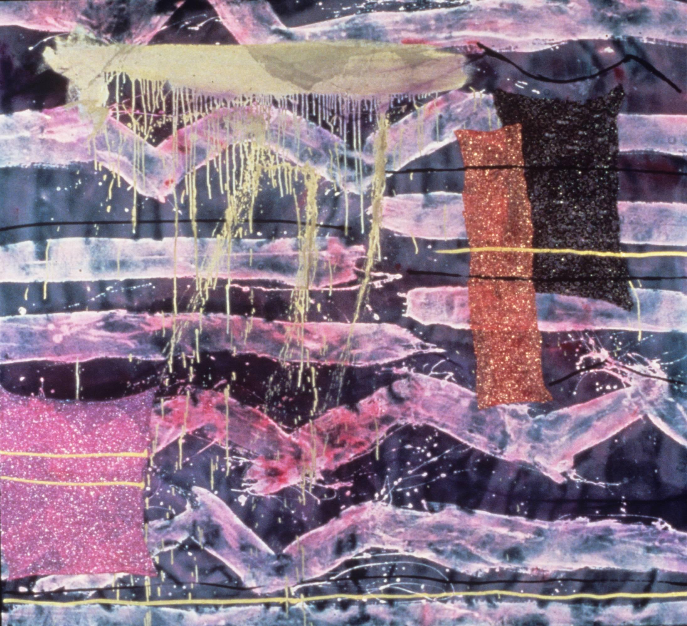 Ann Purcell Abstract Painting - Mahjong