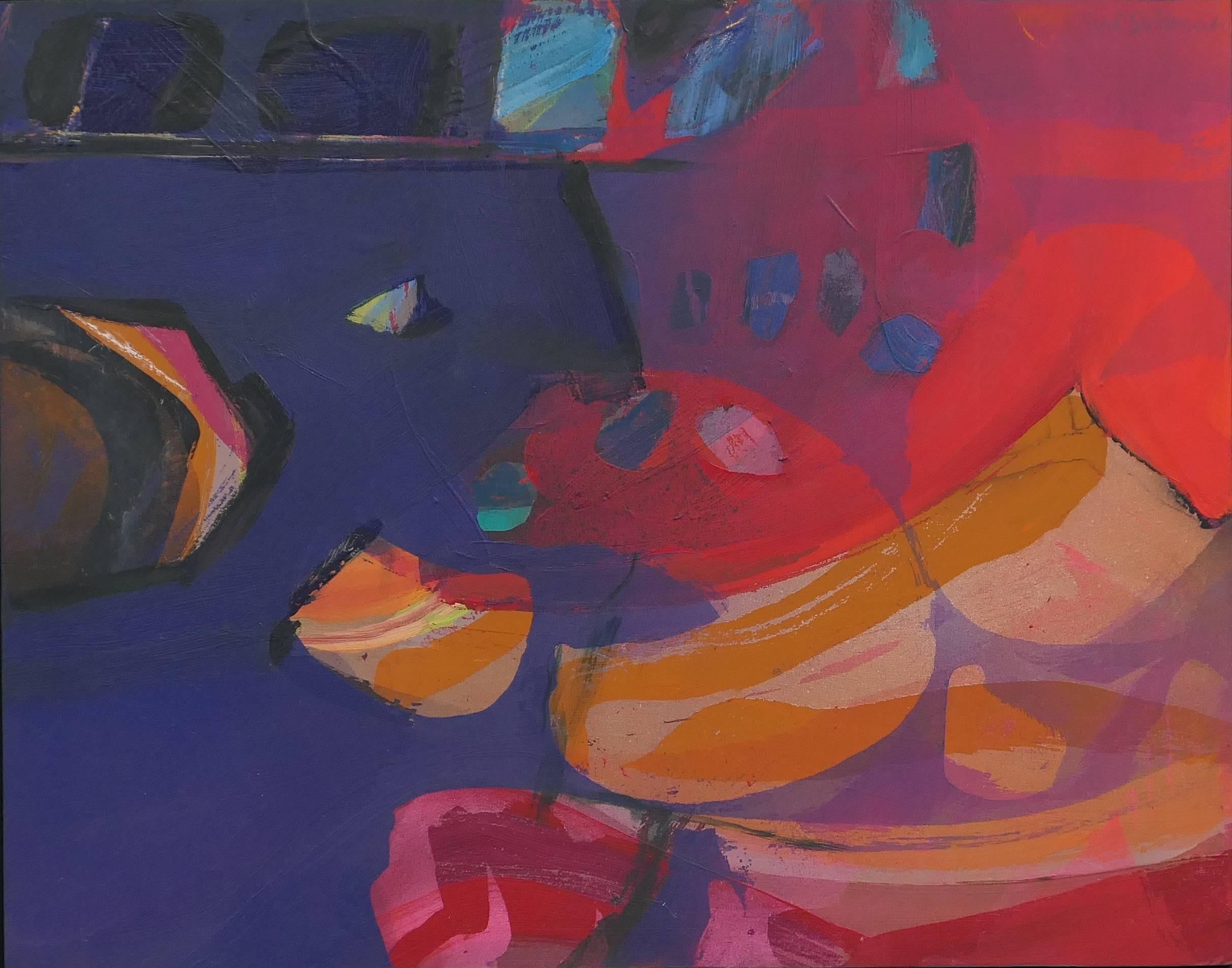 Syd Solomon Abstract Painting - Coasturn