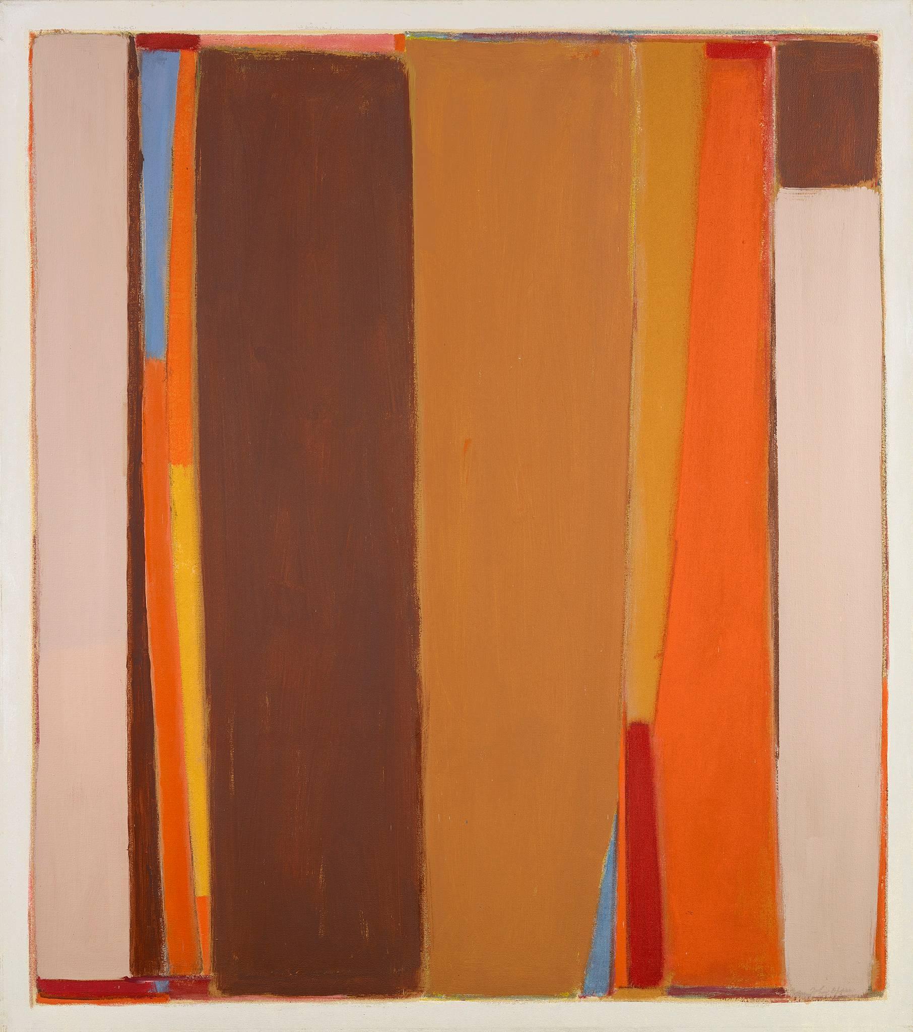 John Opper Abstract Painting - Brown Dominant