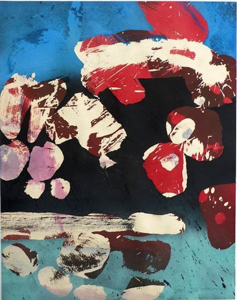 Syd Solomon Abstract Painting - Rock Reign
