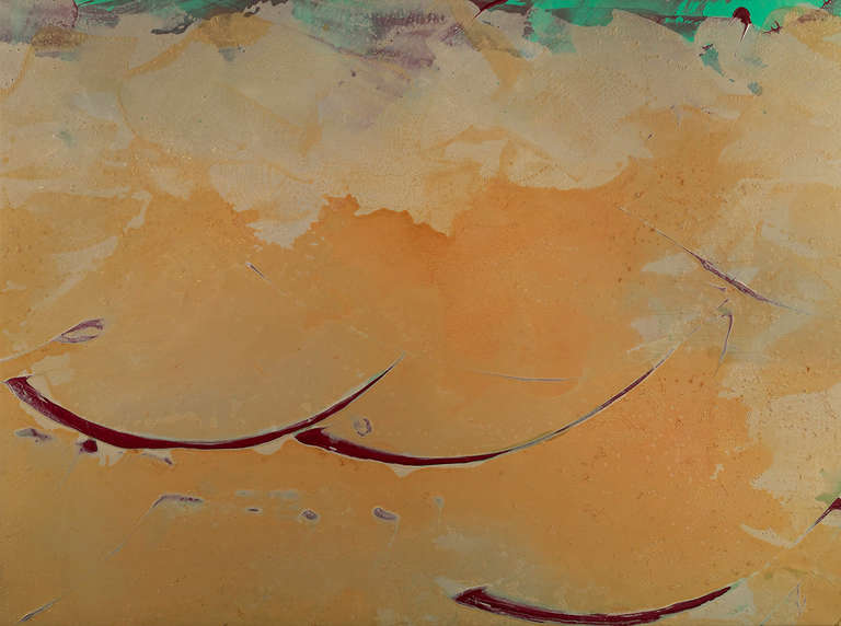 Walter Darby Bannard Abstract Painting - Down Down