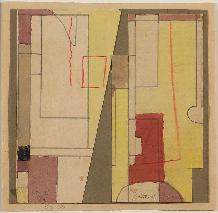 Untitled (35-30) - Mixed Media Art by Balcomb Greene