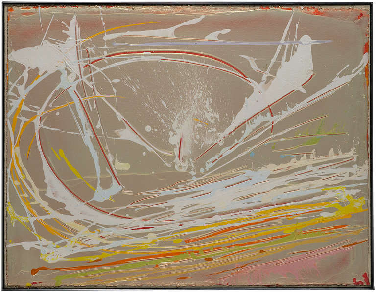 Dan Christensen Abstract Painting - Untitled