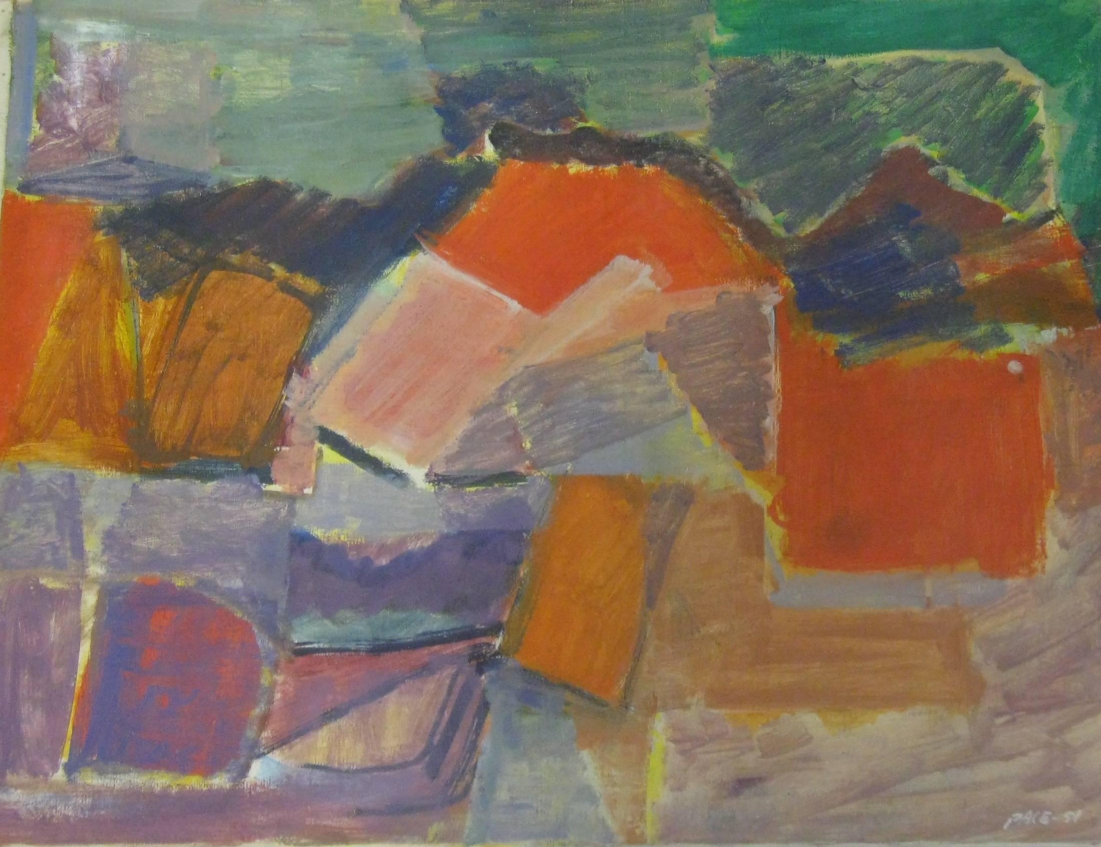 Stephen Pace Abstract Painting - Untitled (51-42)