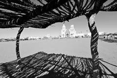 Mission San Xavier, 2013, Black 
White Archival Pigment Print