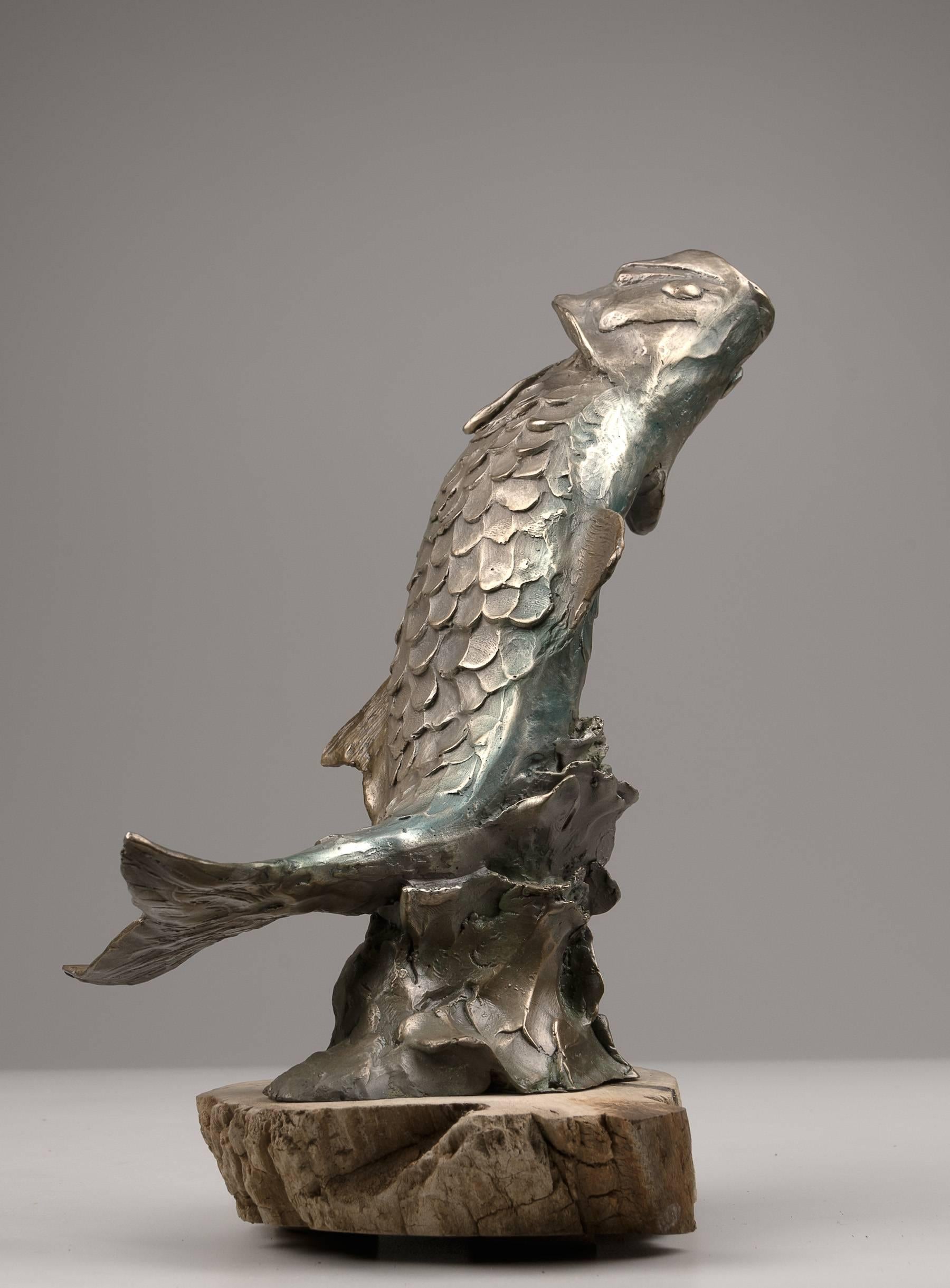 William Carrington Figurative Sculpture - Silver King