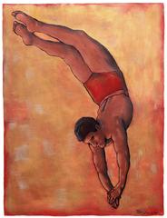 Olympic Male Diver