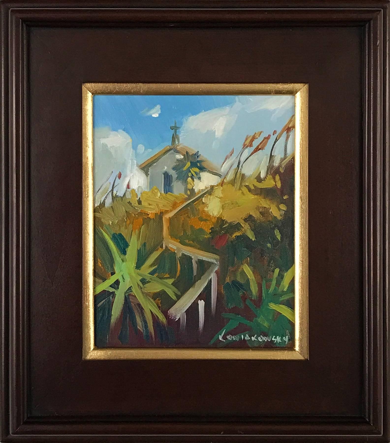 Chapel on the Dunes - Painting by Wade Koniakowsky