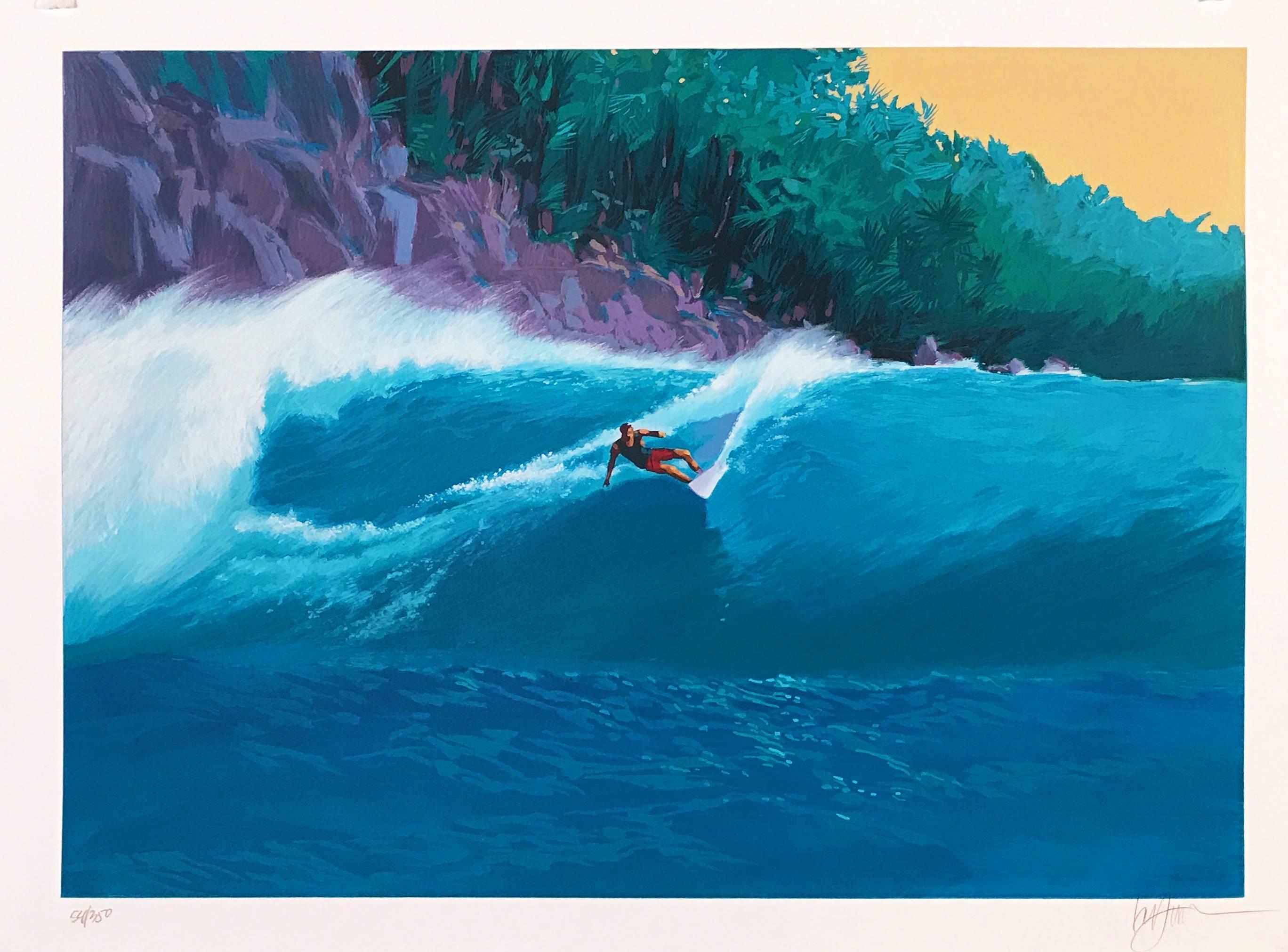 Ken Auster Figurative Print - Outer Island