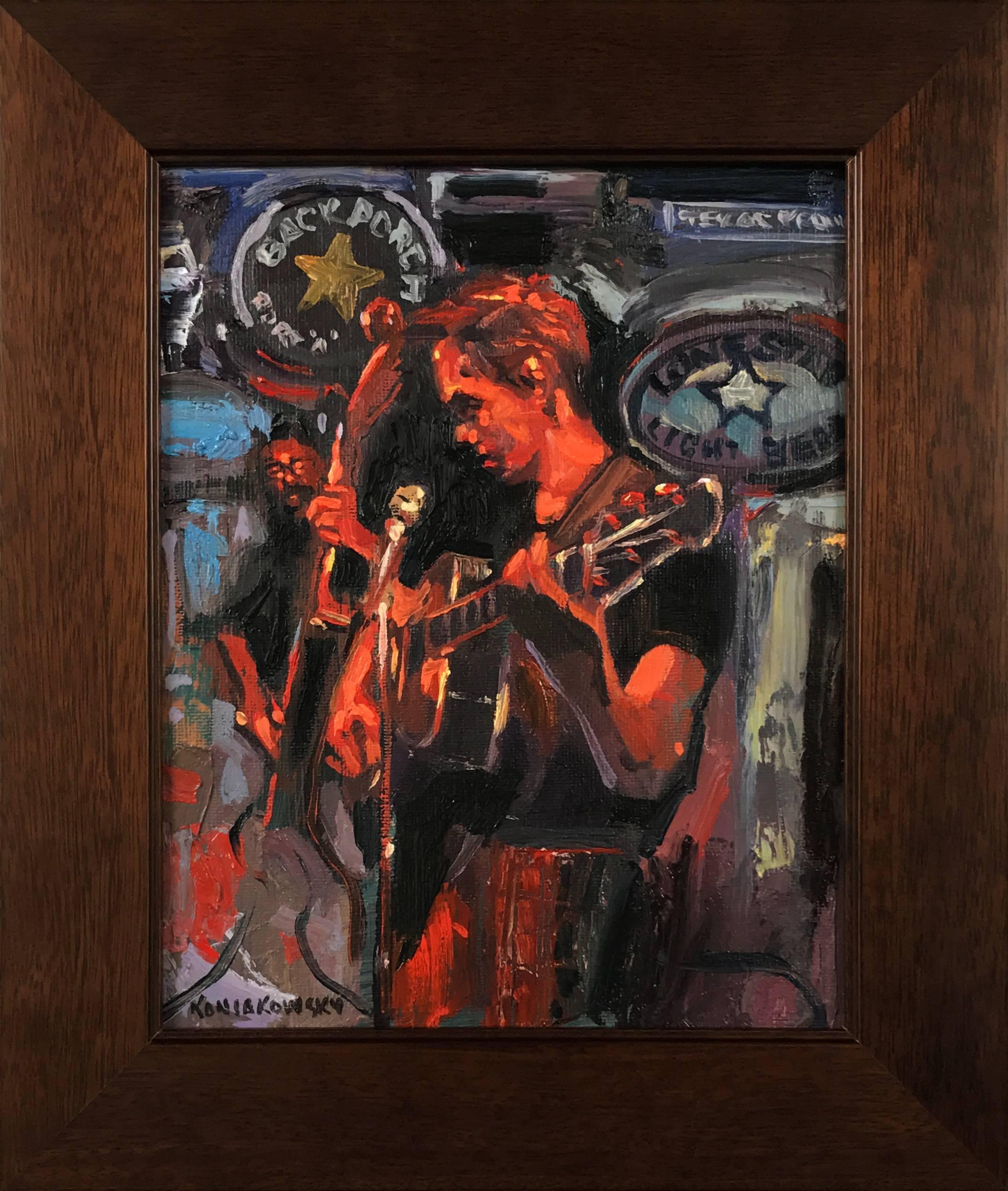 Wade Koniakowsky Interior Painting - Live Music at the Porch