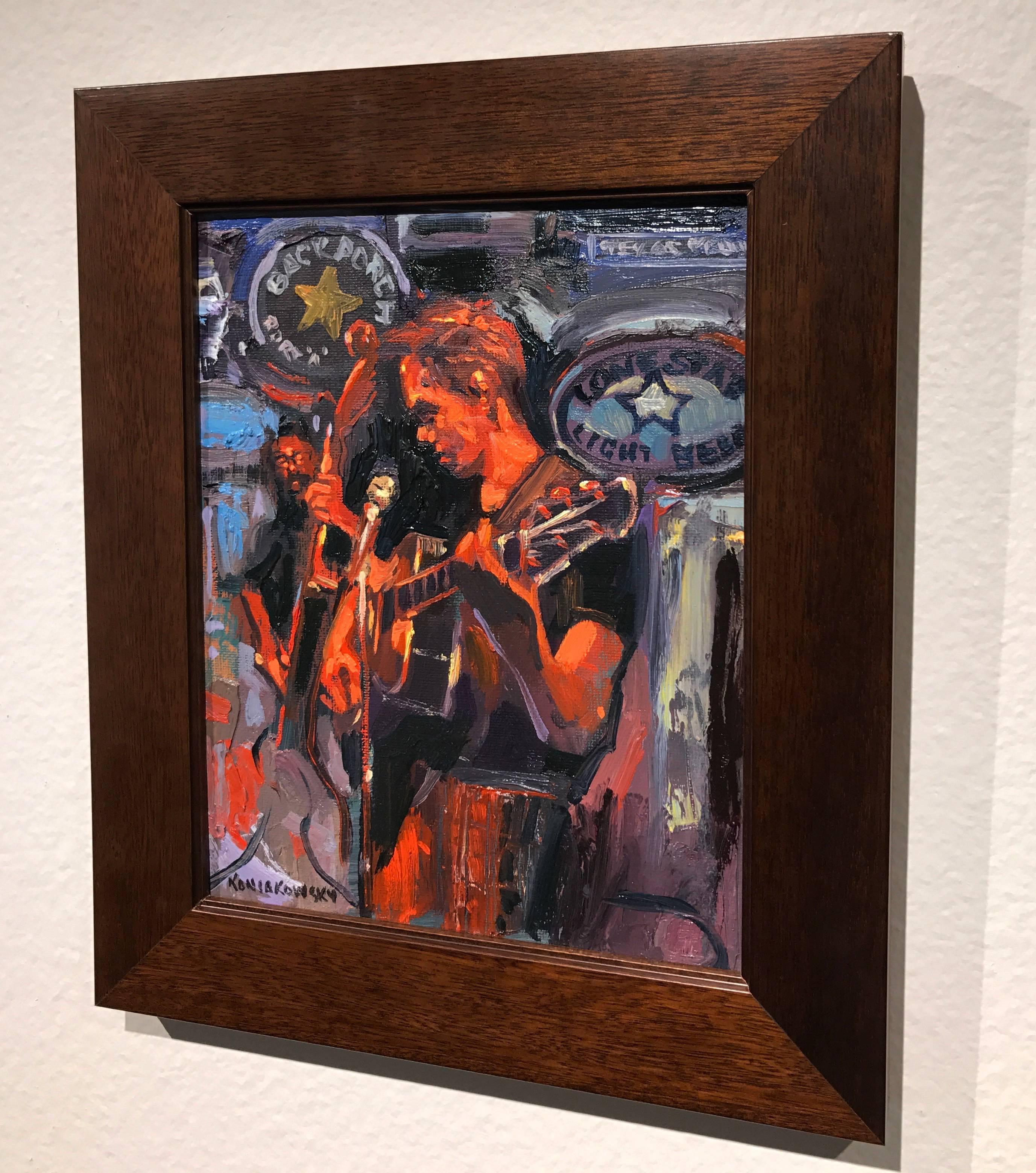 Live Music at the Porch - Painting by Wade Koniakowsky