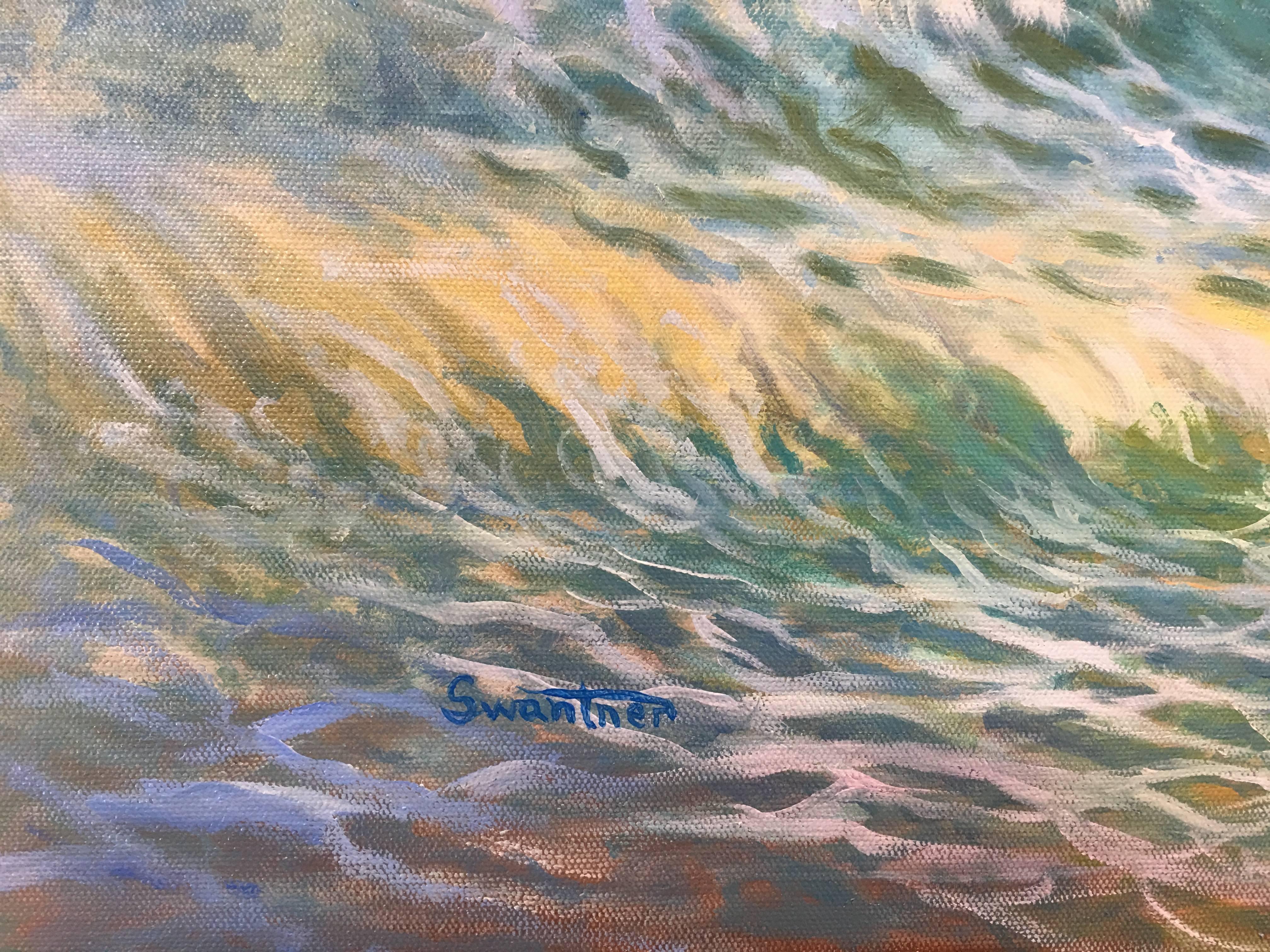 Padre National Seashore - Painting by David Swantner