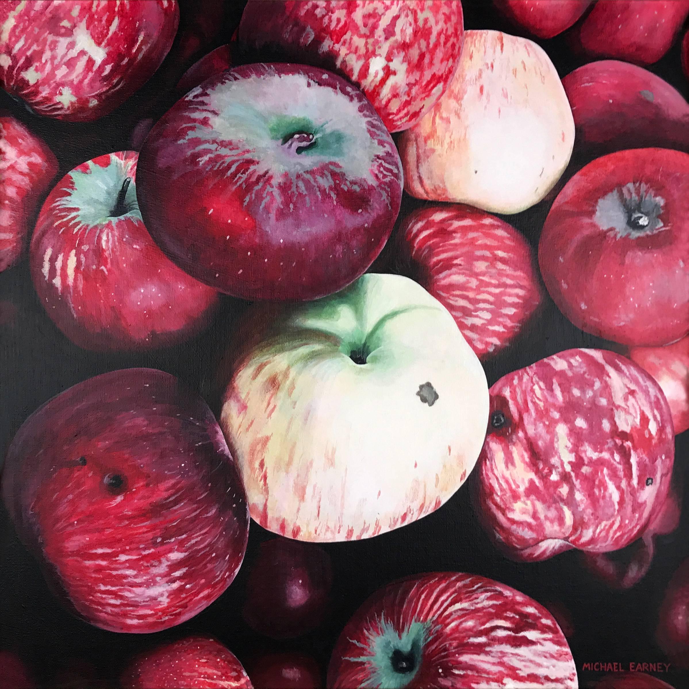 Michael Earney Still-Life Painting - Apples