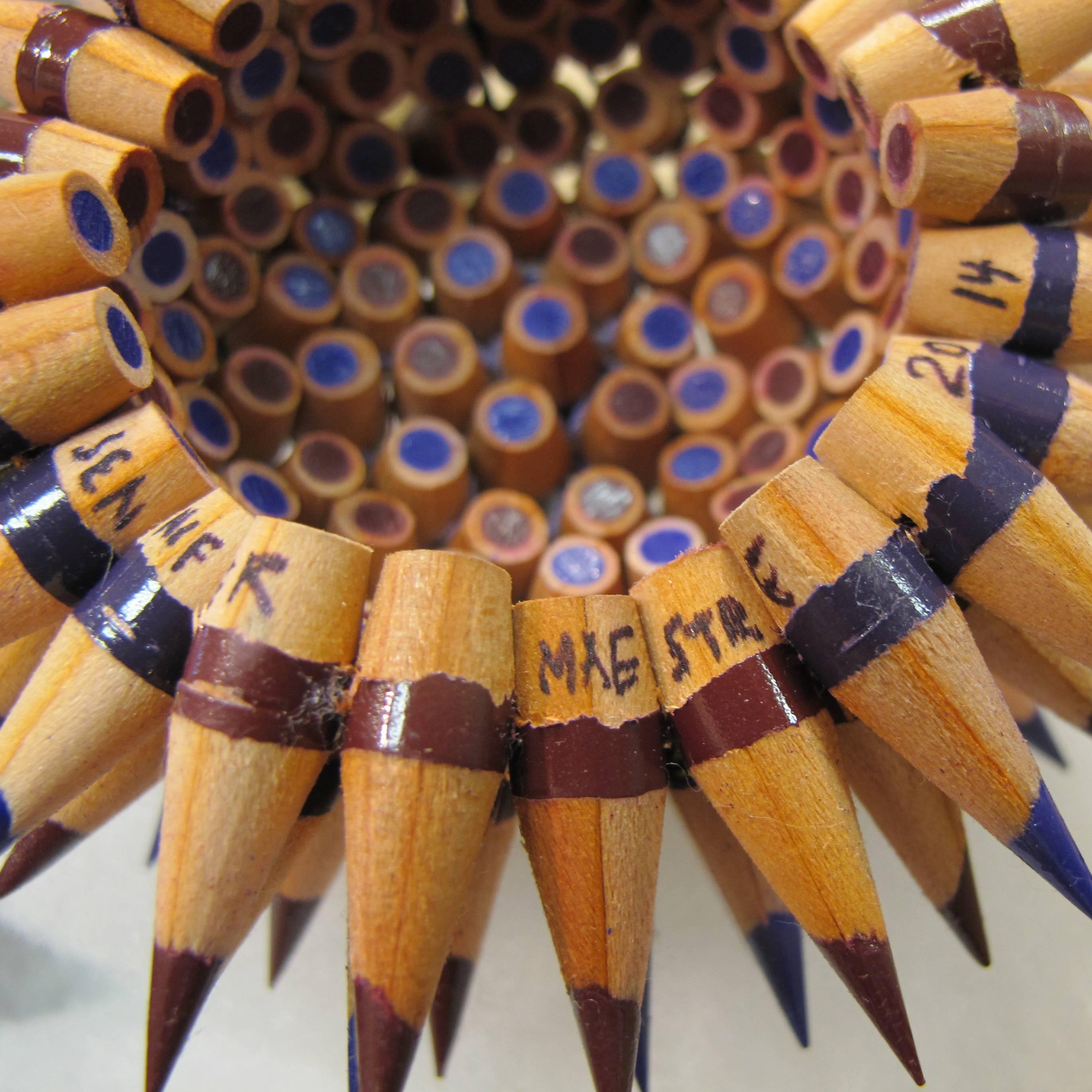 Indigo Sea Urchin - Contemporary Sculpture by Jennifer Maestre