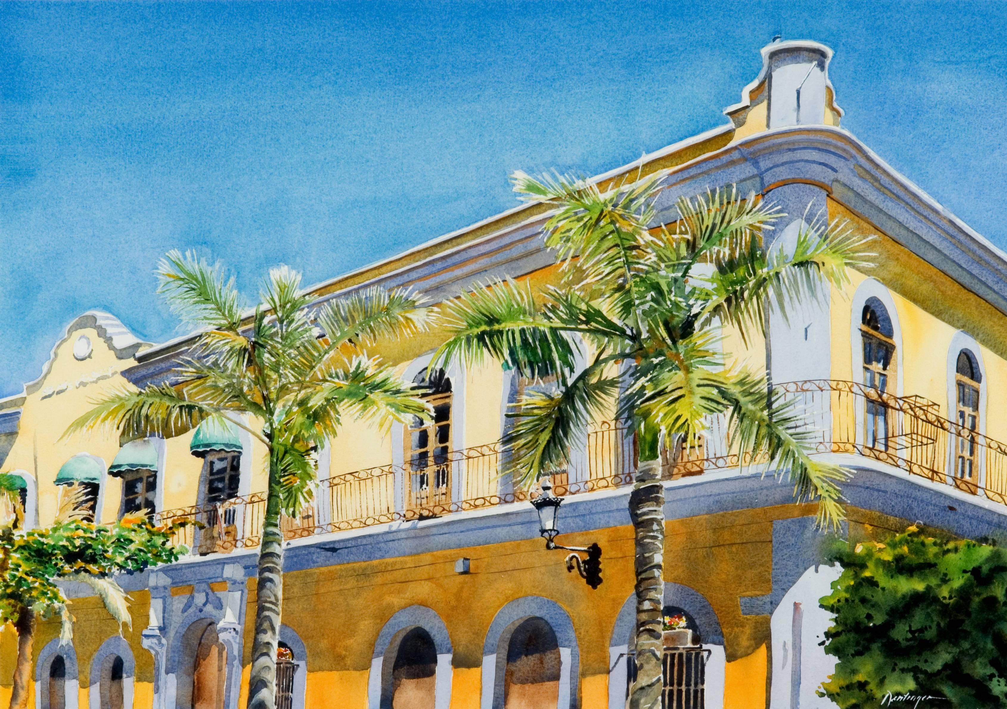 Ric Dentinger Landscape Painting - Hotel Mazatlan