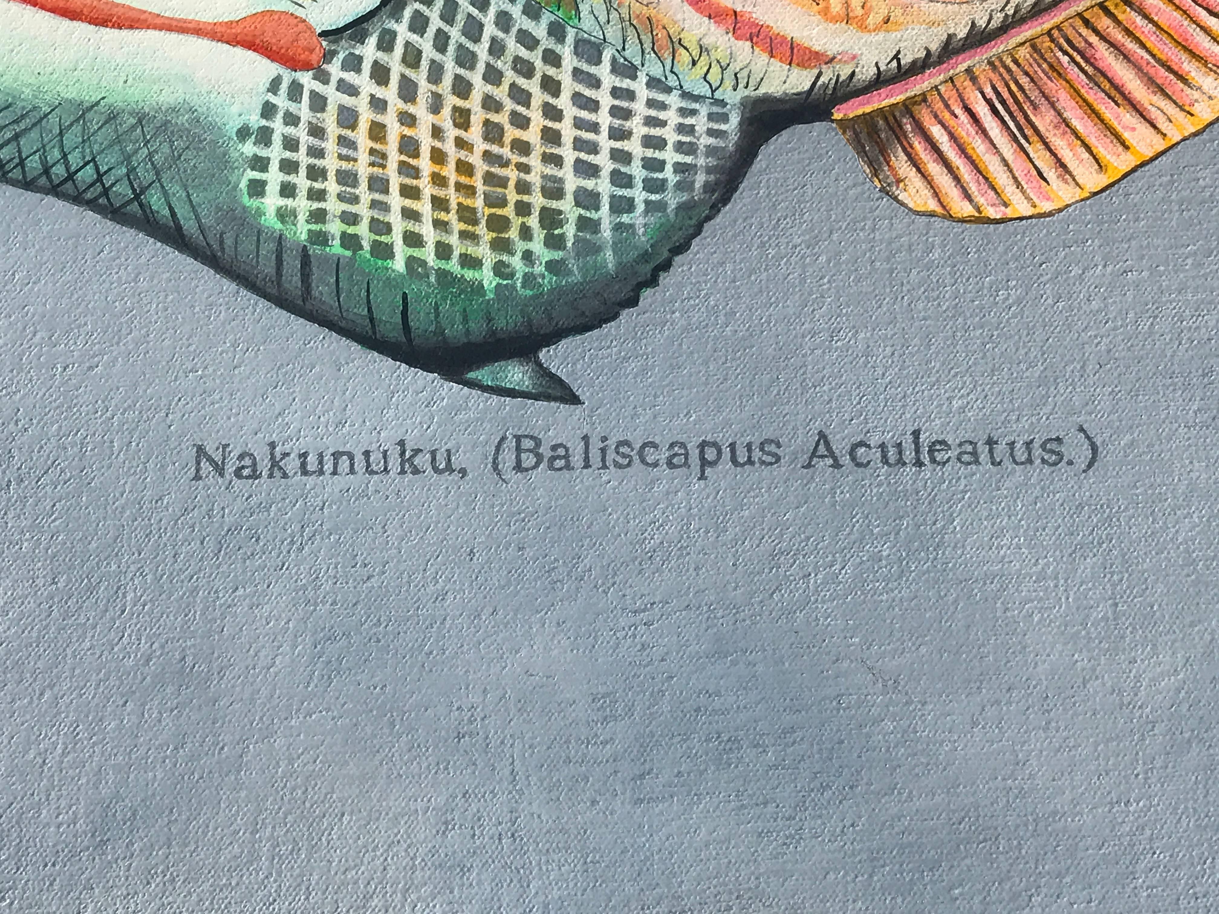 Nakunuku - Contemporary Painting by Rick Kroninger