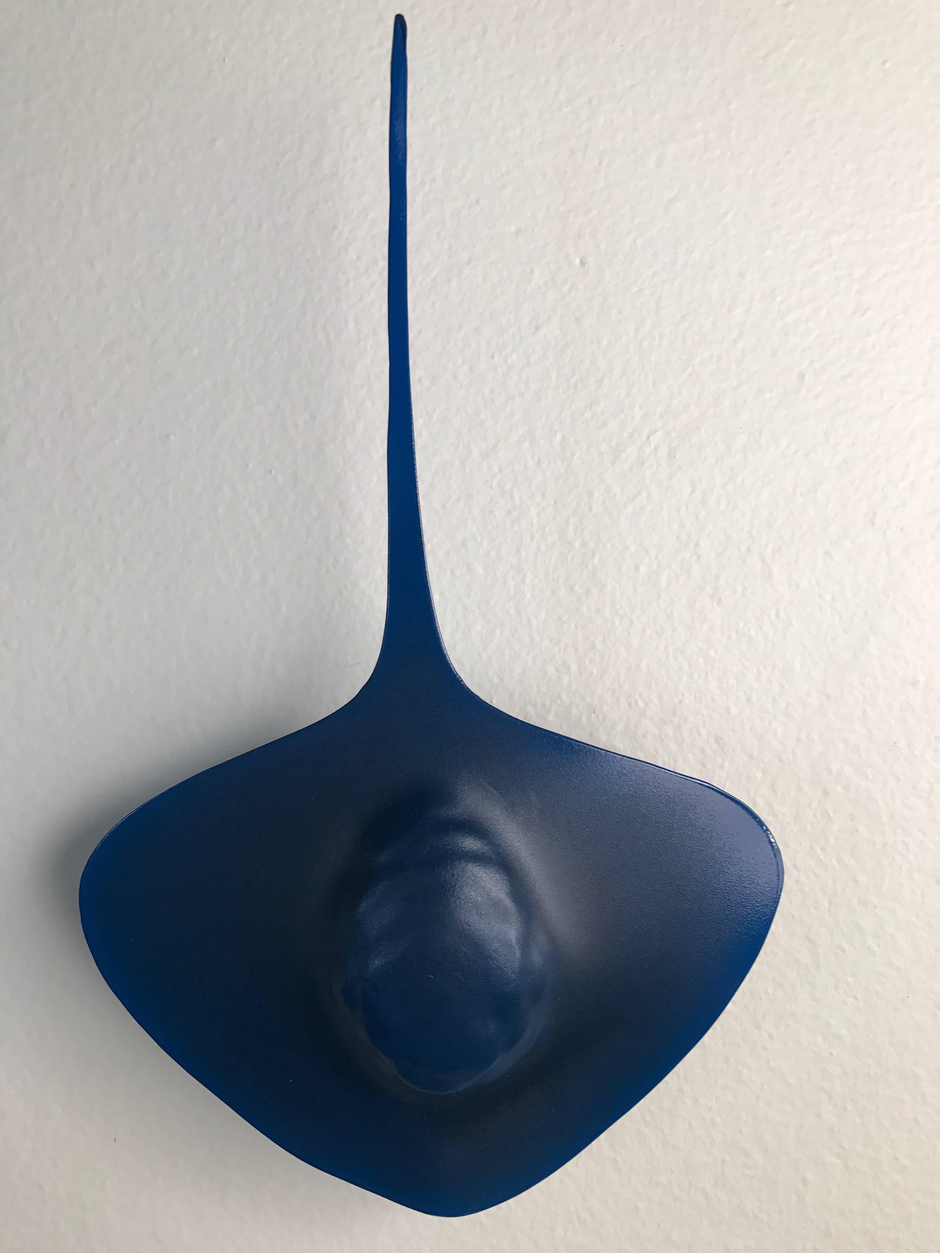 Hand forged wall sculpture by Laura Walters Abrams. Additional stingrays are available. Each sculpture is signed and powder coated.

Laura Walters Abrams has been making sculpture since the early 1990’s. Her success is due to her ability to not only
