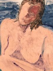 Nude Sitting on the Beach