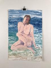 Nude Sitting on the Beach