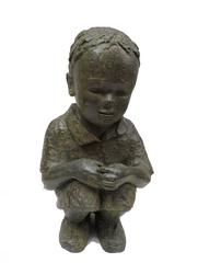 The Curious Child - Bronzo di Isabelle Levesque
