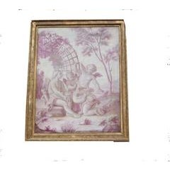 Cherubs Playing in a Park Grisaille 10