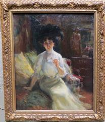 Portrait of an Elegant Dated 1909