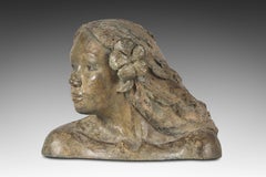 Figure exotique en bronze d'I Isabelle LEVESQUE 