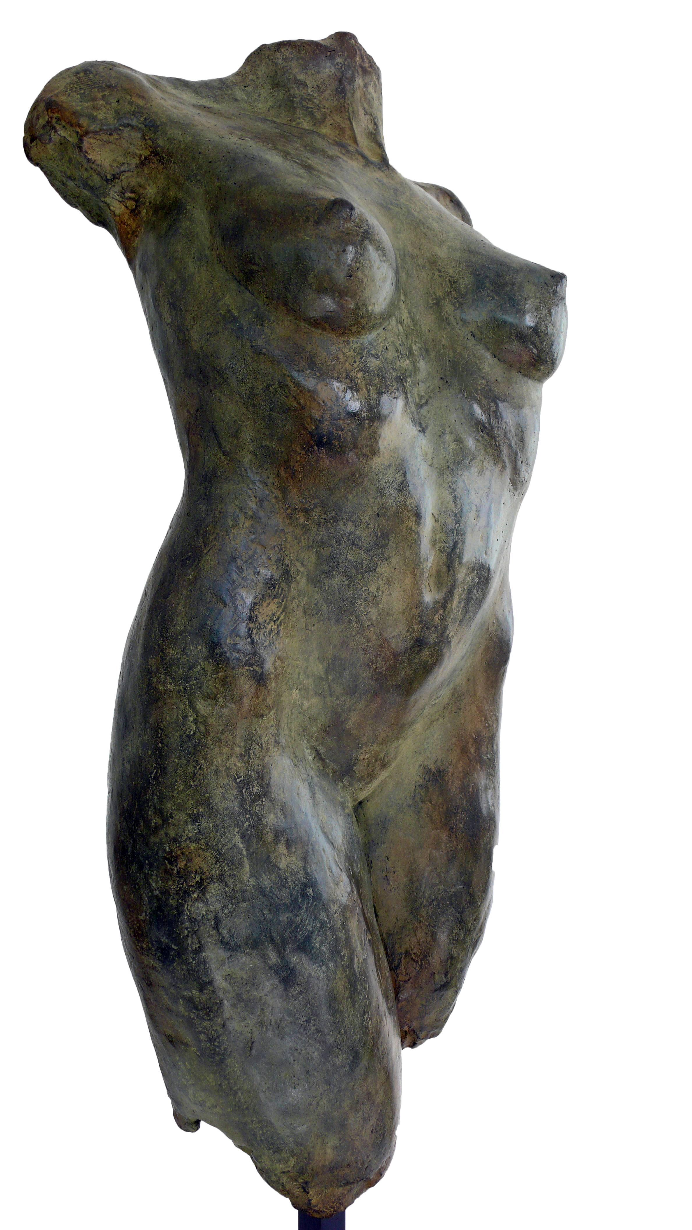 Aelle Figurative Sculpture - Bronze Torso