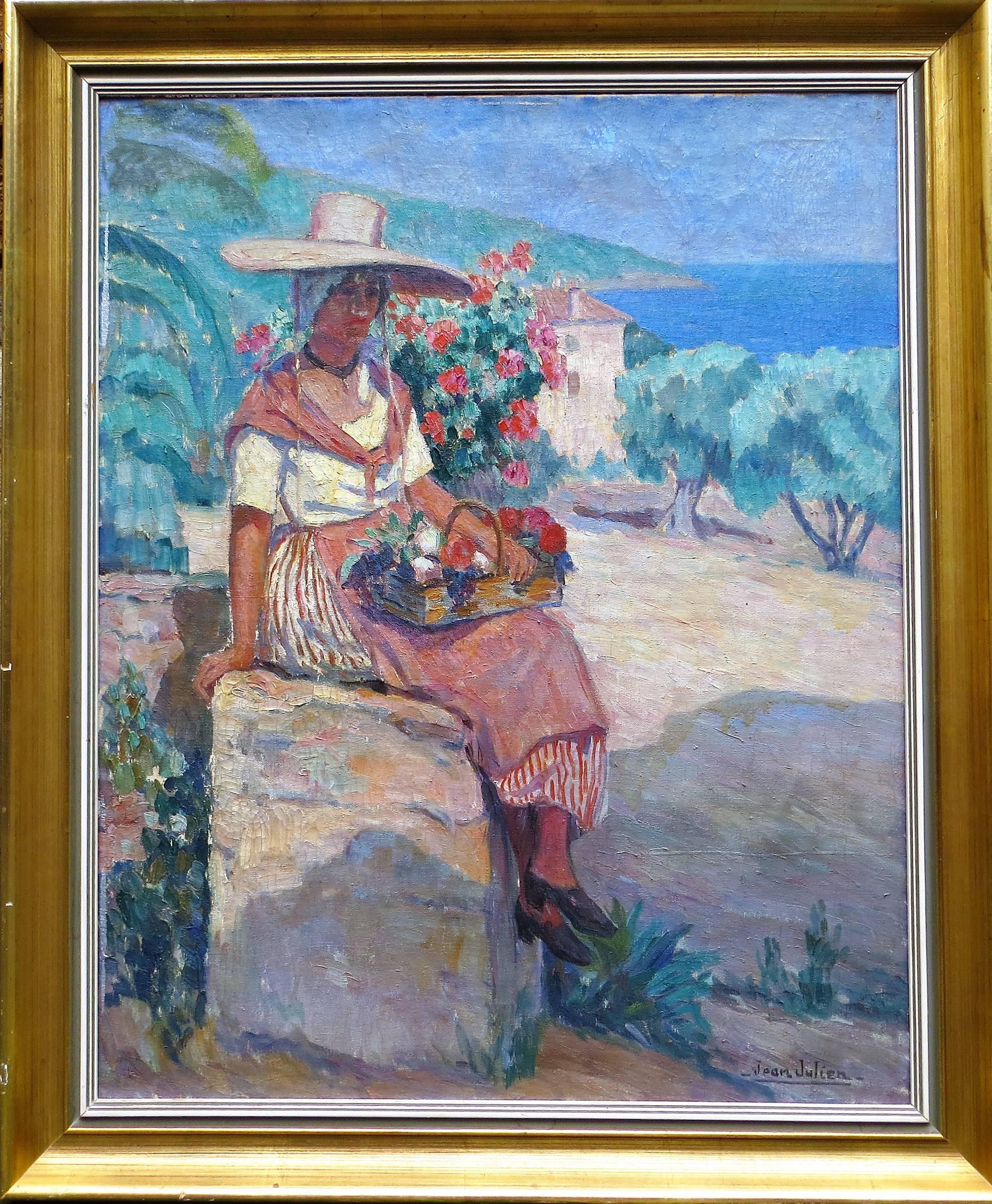 Jean Jullien Portrait Painting - Portrait of a Provence Woman