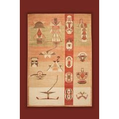 ROMAN - handmade wool rug creation 4