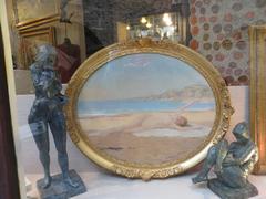 Nu sur la plage par René ROUSSEAU DECELLE